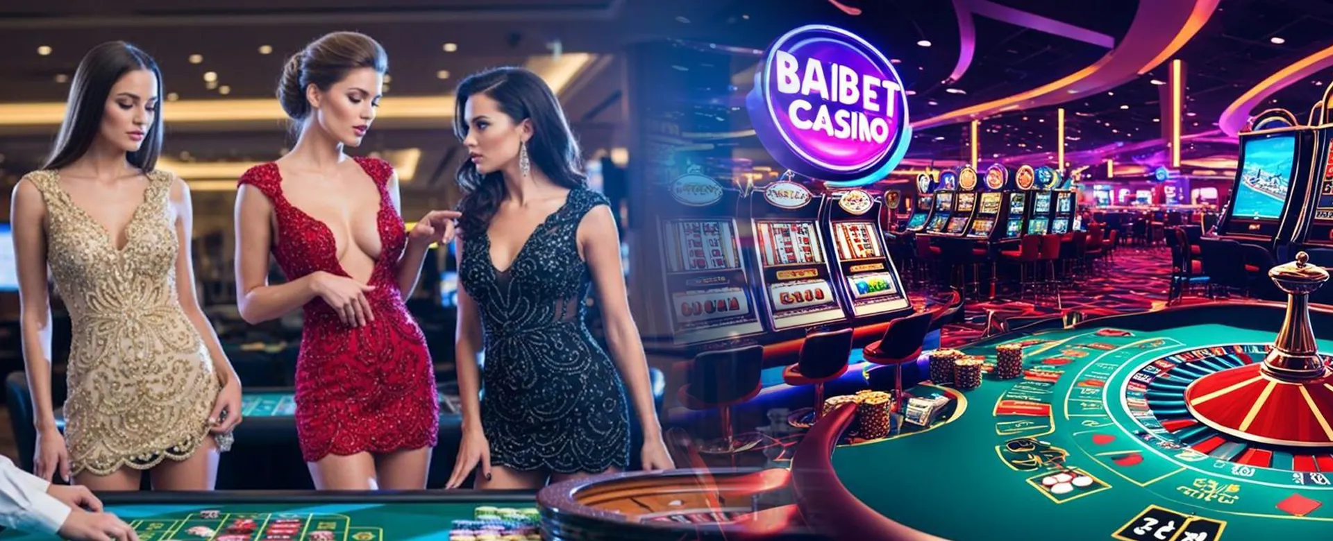 Luxurious online casino background